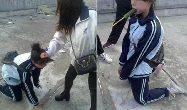 怎么避免校園暴力？校園暴力再現(xiàn)!女學(xué)生被逼磕頭喊媽!語言侮辱，謾罵11歲的女孩為"騷貨"、"狐貍精"